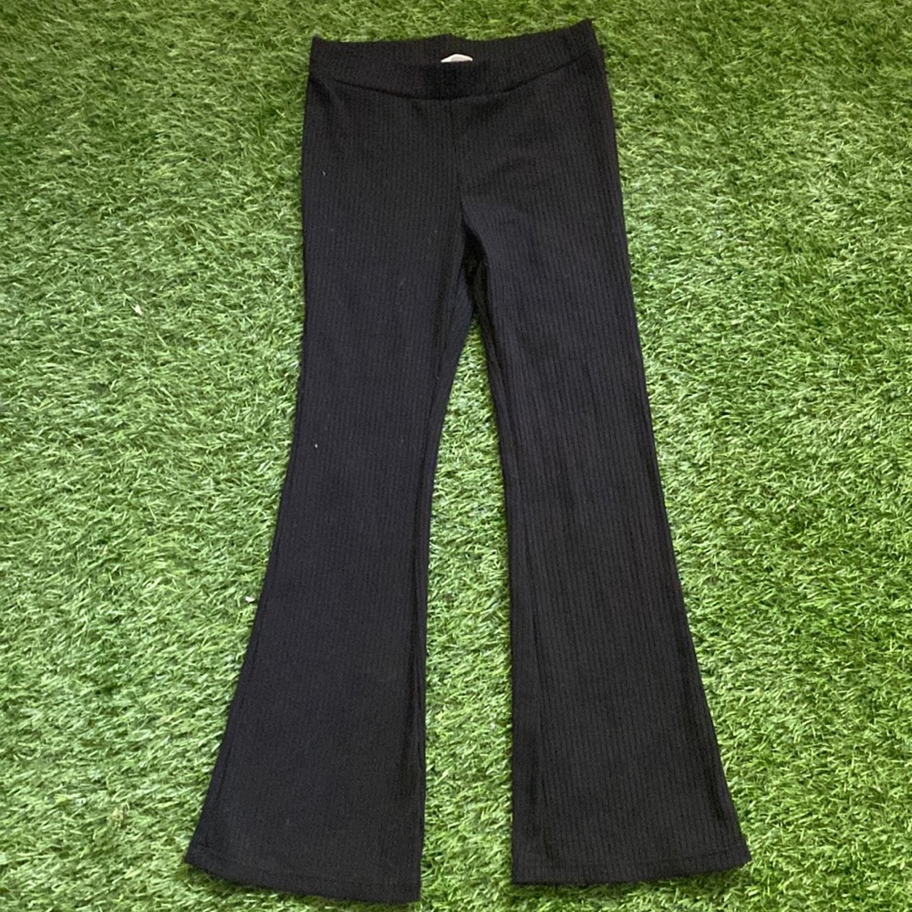 Ribbed Wide Leg Pants
